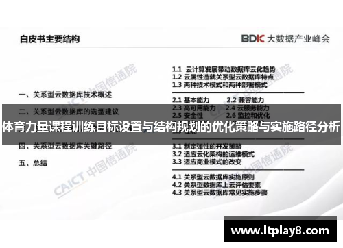 体育力量课程训练目标设置与结构规划的优化策略与实施路径分析